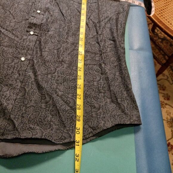 ELY  Cattleman Western Pearl Snap Long Sleeve Button Front Shirt Country Ranch - Picture 5 of 7